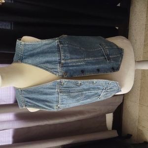 Liz Claiborne Denim vest